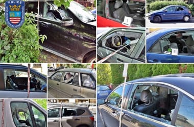 Üvegtörő kalapáccsal járta Győr parkolóit egy férfi – 19 kocsit fosztott ki
