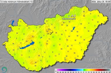 Megdőlt a hidegrekord, de hamarosan újra 40 fok lehet