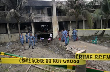 Huszonhétre emelkedett a Banglades fővárosában történt repülőbaleset halálos áldozatainak száma, van, akit csak DNS-teszttel lehet azonosítani