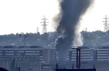 Kigyulladt egy raktárépület Újbudán