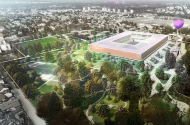 Bemutatták az első látványtervet az Újpest új stadionjáról
