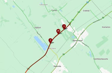 Indul a vasárnap esti káosz az M7-esen, baleset volt Budapest felé