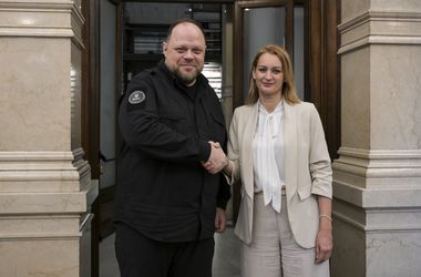 Forsthoffer Ágnes az ukrán házelnöknek: Magyarország humanitárius segítséget nyújt, de nem küld katonákat és fegyvereket Ukrajnába