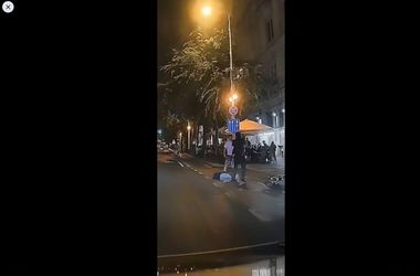 Videó: Járókelőt vert ájultra egy fiatal a Szent István körúton