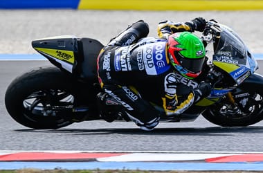 Balesetet szenvedett a 18 éves Varga Tibor a MotoGP betétfutamán 