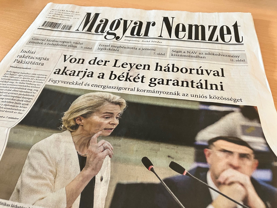 A Magyar Nemzet csütörtöki címlapja kiváló időzítéssel száll bele a háborúpártiságba