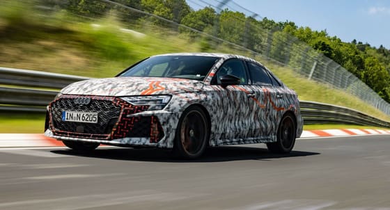 A frissített Audi RS3 lett a Nürburgring leggyorsabb kompaktja – videó