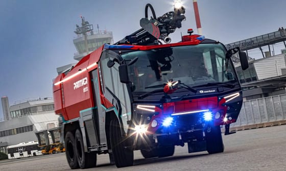 Csendben suhanni is képes a legújabb elektromos tűzoltóautó