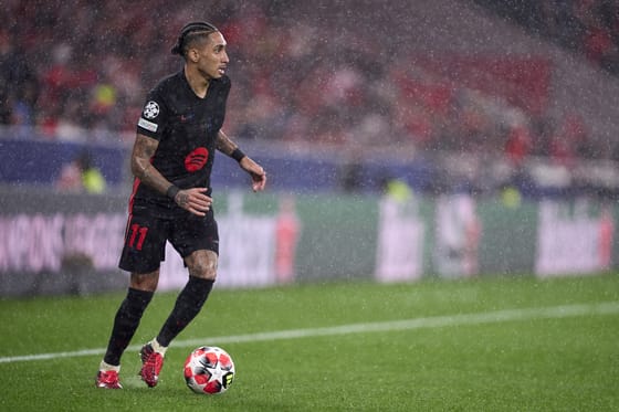 A drámai Benfica–Barcelona-meccs után a hazai játékosok rászálltak a gólszerző Raphinhára