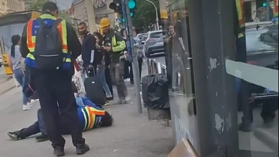 Végignézte a kollégája, ahogy földre viszik a BKK-rendészt a Blahán