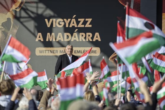 "A brüsszeli gazda megvakarta a kutyus fejét" - Orbán öt percet szentelt Magyar Péternek ünnepi beszédében