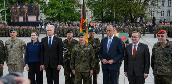 Németország több ezer katonával járul hozzá Litvánia védelméhez