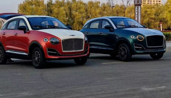 Még mindig vannak érthetetlen kínai klónautók, mint ez a Bentley-utánzat