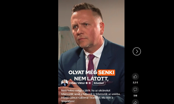 Orbán Viktor beharangozta, hogy interjút adott Gönczi Gábornak