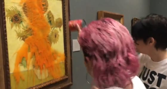 Társuk bebörtönzése után ismét Van Gogh festményeit rongálták meg környezetvédelmi aktivisták