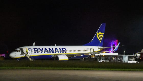 Kilencen sérültek meg turbulencia miatt a Ryanair egyik járatán