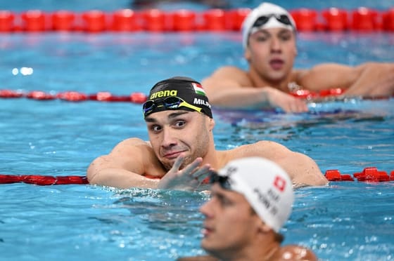 Milák Kristóf olimpiai bajnok 100 méter pillangón