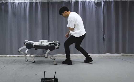 Félős robotkutyát fejlesztett egy kínai cég – videó