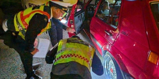 Illegális autós buli volt Győrben, de megjelentek a rendőrök is – videó