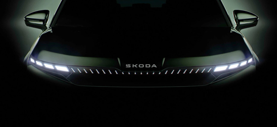 The car: Skoda's latest electric cars come without the distinctive logo