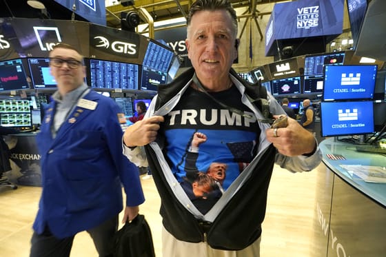 Rekordokat döntöttek az amerikai tőzsdék Trump győzelmének hírére