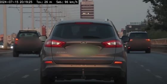 Csak az elmúlt két hétben több mint 400 gyorshajtót kaptak el az Árpád hídon