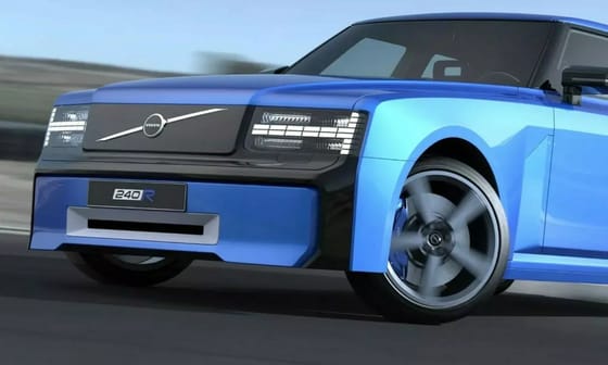 Nagyon menő szögletesen retró új Volvo tűnt fel a színen