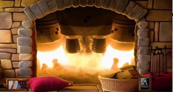 A NASA karácsonyi kandallójában nem fák, hanem indítórakéták adják a hőt – különleges videót adott ki az űrügynökség