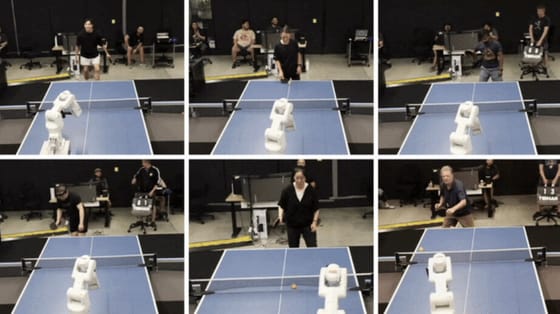 Megtanult pingpongozni a Google mesterséges intelligenciája – videó