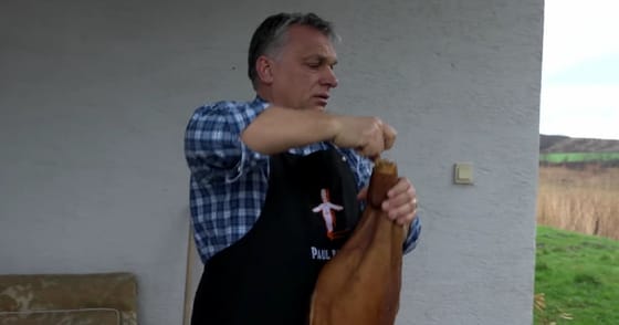 Orbán Viktor hatéves sonkafőzős videójával húsvétol a TikTokon