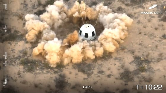 Hat nő az űrben: történelmi küldetést hajtott végre a Blue Origin