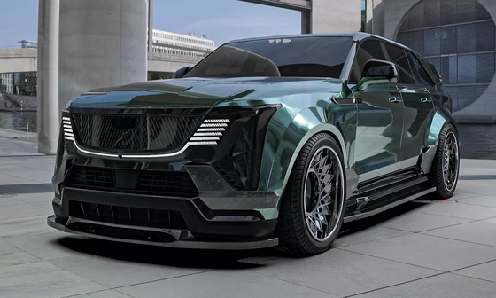 Észvesztő tuningot kapott a 4 tonnás Cadillac luxusterepjáró