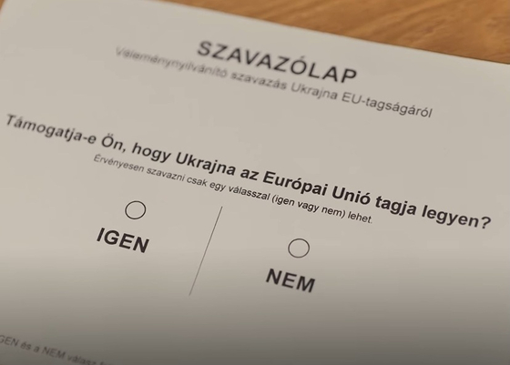 Igen, tényleg így fog kinézni a szavazólap Ukrajna EU-tagságáról