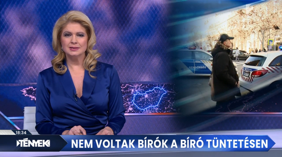 A TV2 szerint nem voltak bírók a „bíró tüntetésen”