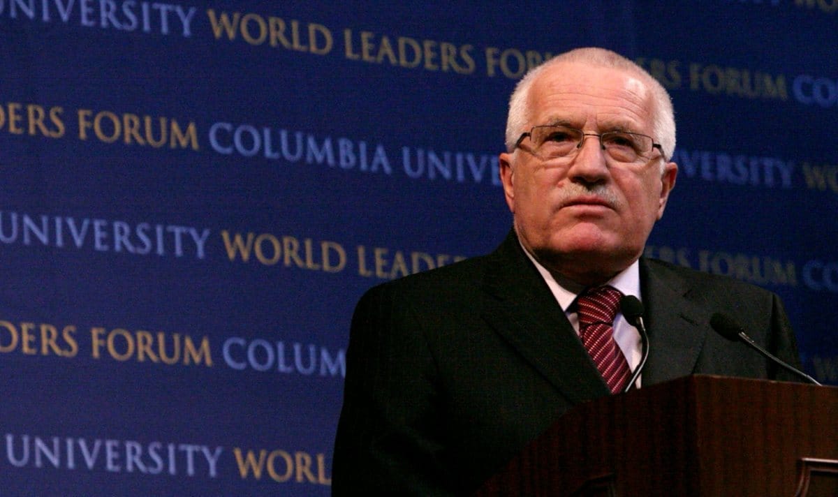 Václav Klaus sértődötten hagyta ott az ausztrál parlamentet