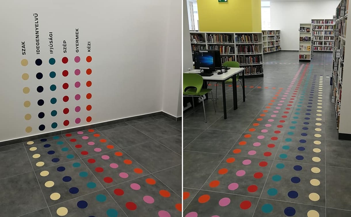 Zseniális dolgot talált ki egy könyvtár, így mindenki megtalálja a keresett könyvet – fotó