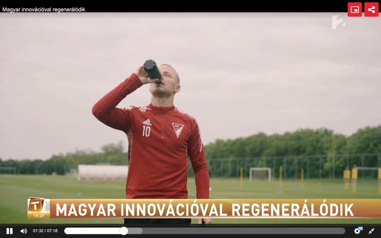 A híradóban Dzsudzsákkal reklámoztak egy kollagénes italport, eljárás indult a TV2 ellen
