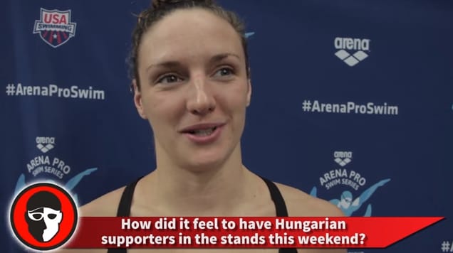 Videó: Hosszú Katinka meghatottan nyilatkozik a magyar támogatásról