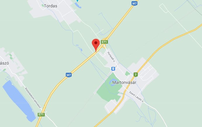 Nagy a dugó az M7-esen