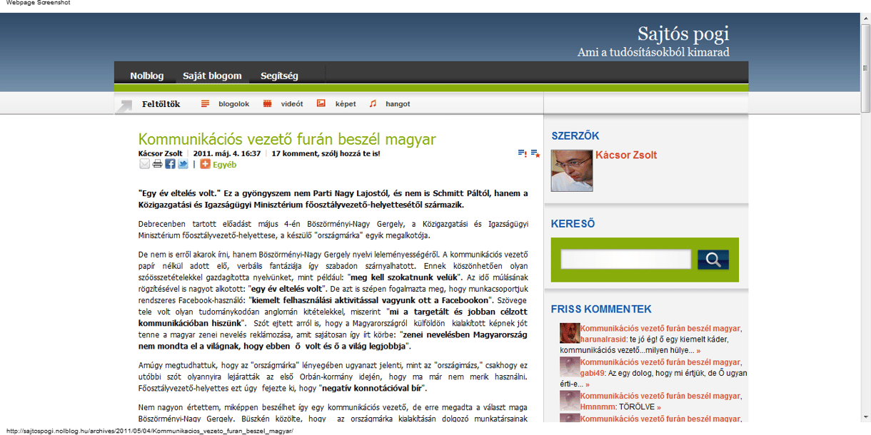Magyartalanul beszél a készülő országmárka megalkotója