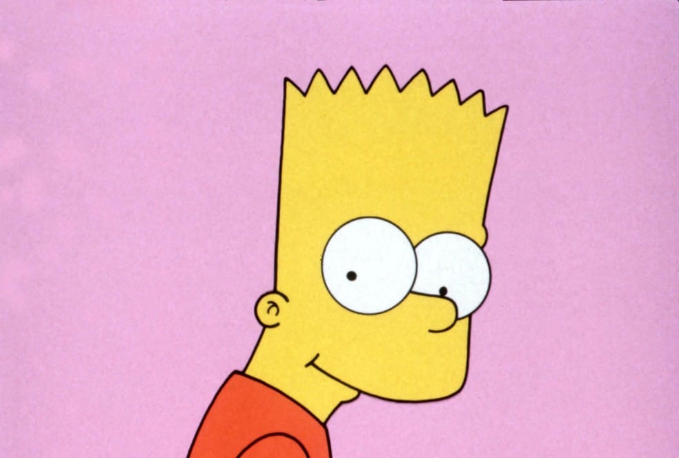Egy letolt gatyájú Bart Simpson lehet Banksy legújabb munkája