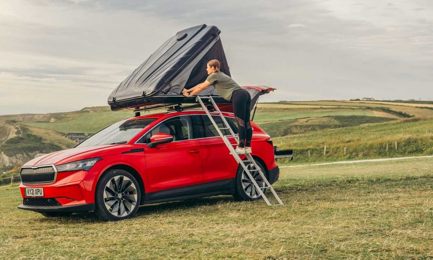 4 fekvőhely és minikonyha is van a Skoda új elektromos autójában