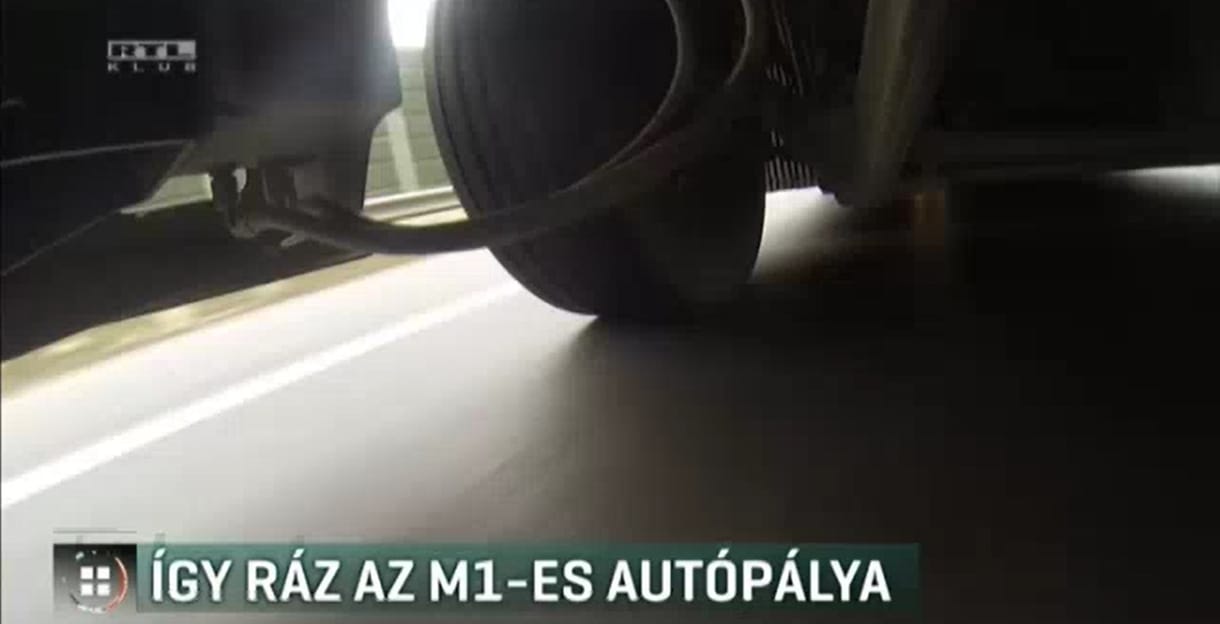 Úgy ráz az M1-es, hogy inkább tűnik ócska földútnak, mint autópályának