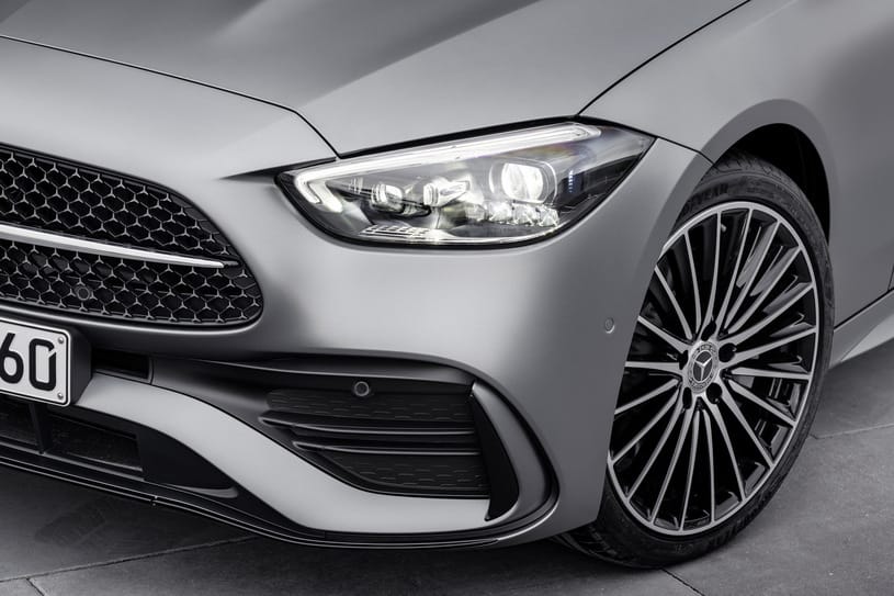 Kémfotókon a 4 hengeres motorral szerelt új Mercedes-AMG C63