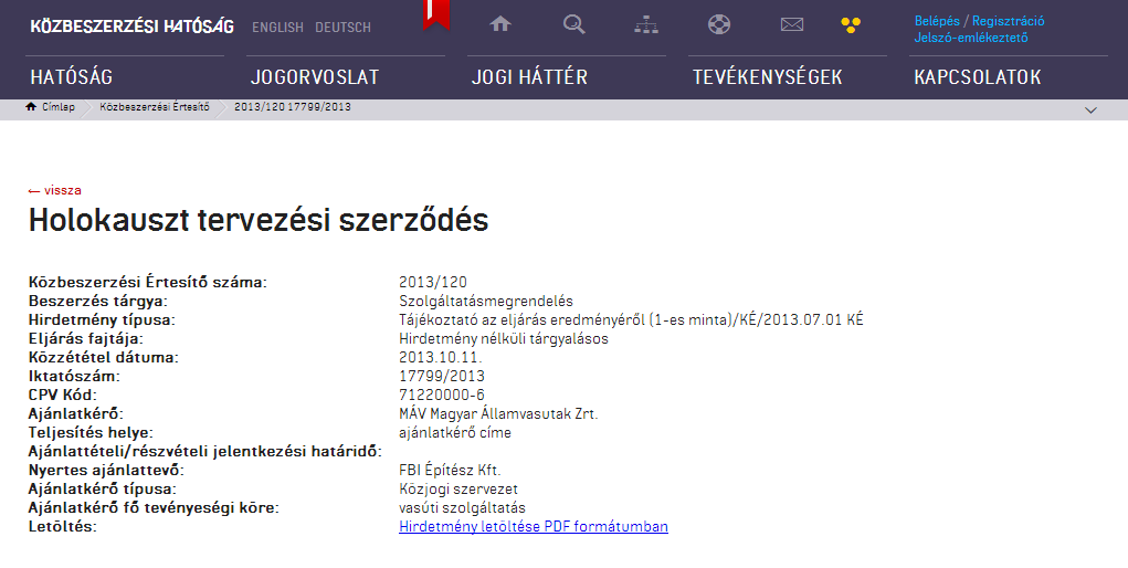 Kezit csókolom, Hont András vagyok, és holokausztot szeretnék tervezni