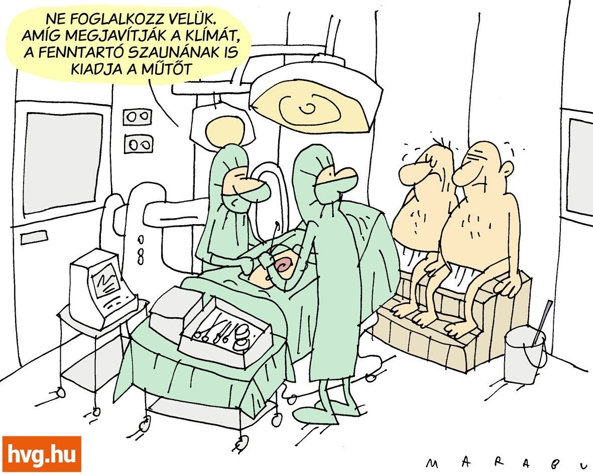 Marabu Féknyúz: Kórházi szauna