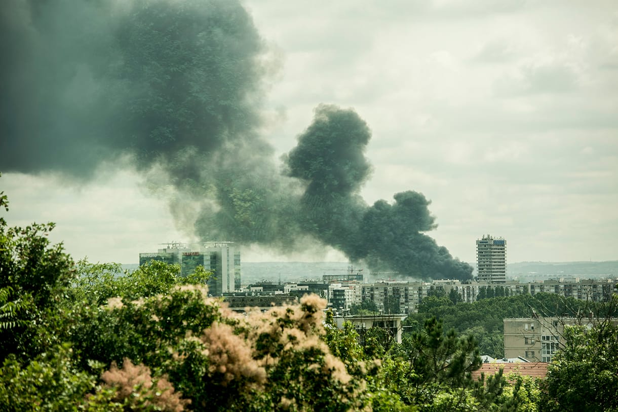 Raktártűz: Szúrós szagra riadt néhány lakó Angyalföldön