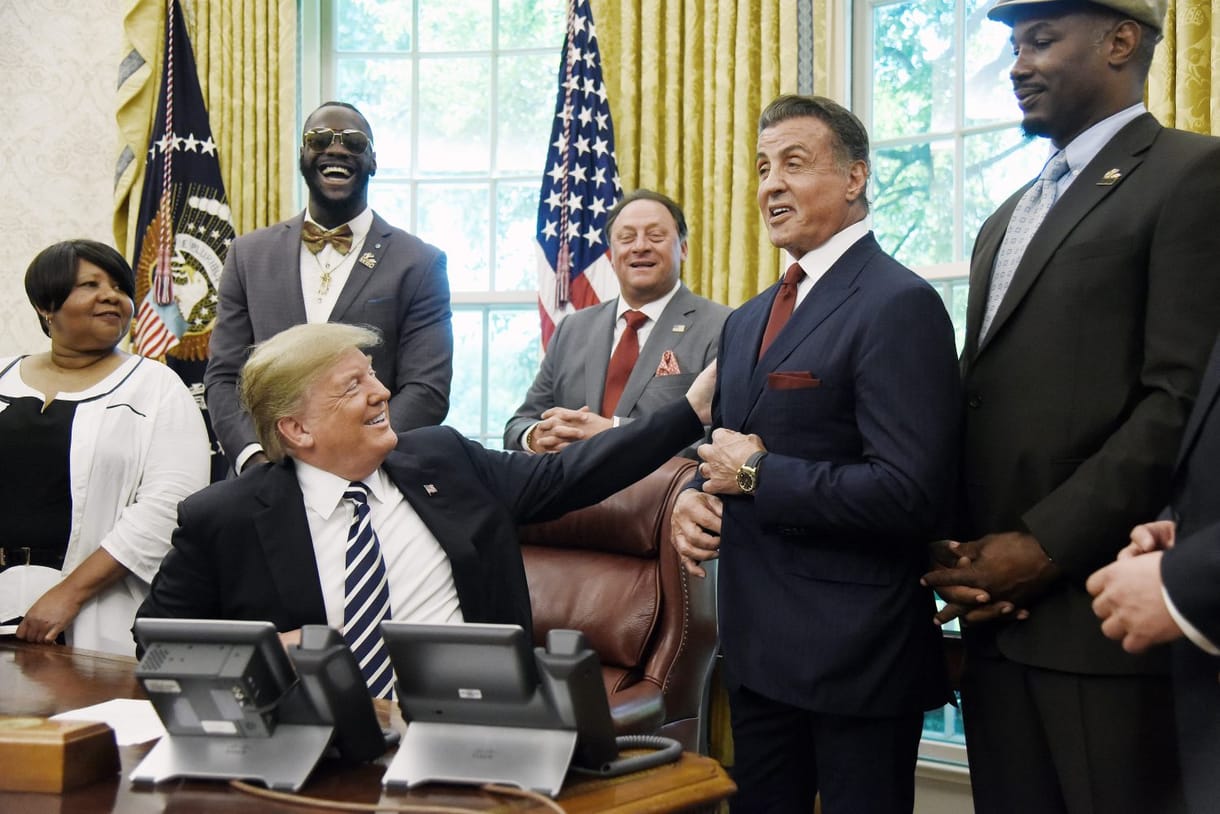 Sylvester Stallone második George Washingtonként ünnepelte Trumpot
