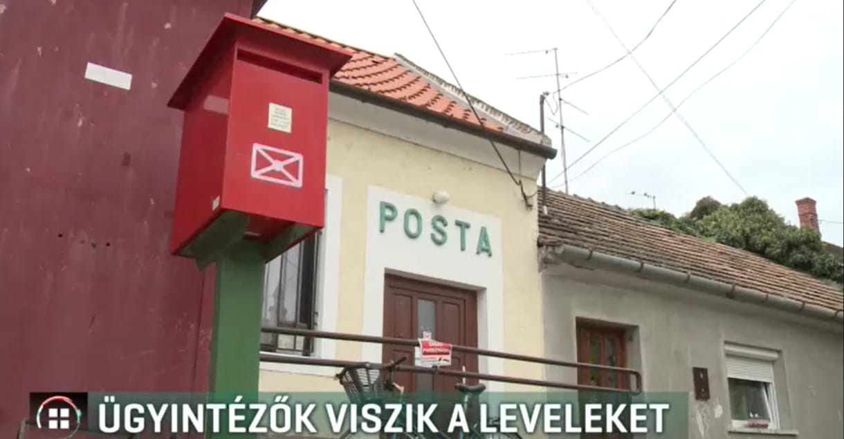 Lebetegedtek a postások, ügyintézők viszik ki a leveleket Rajkán