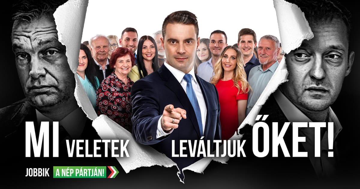 Fotó: új óriásplakáttal rukkolt ki a Jobbik, előlép a Nép